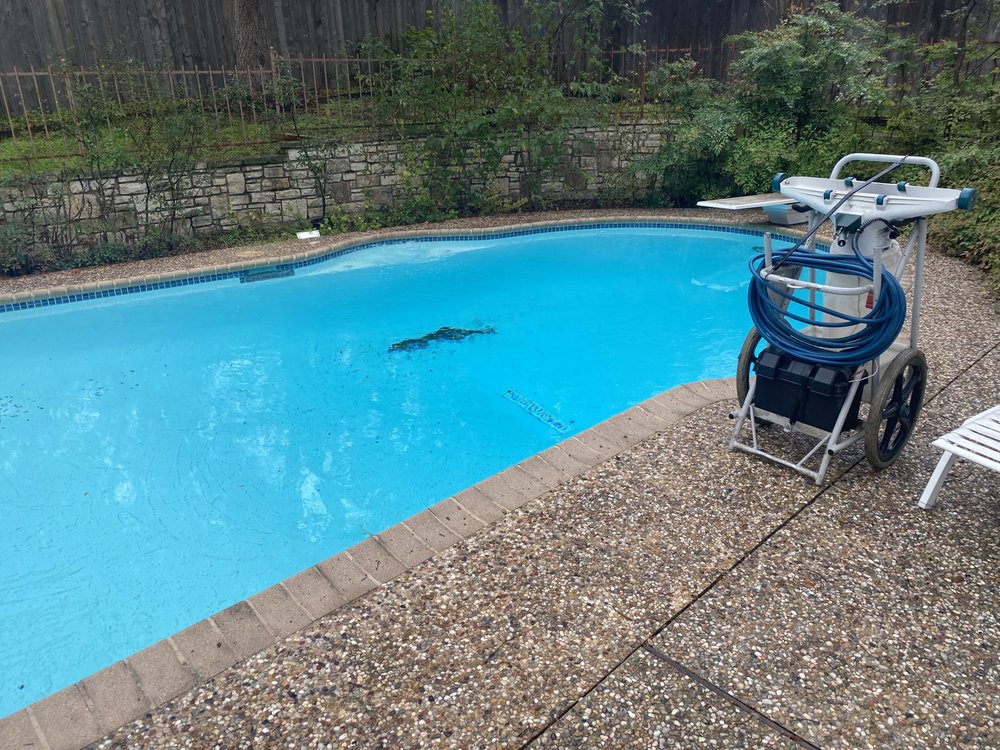 Pool before service